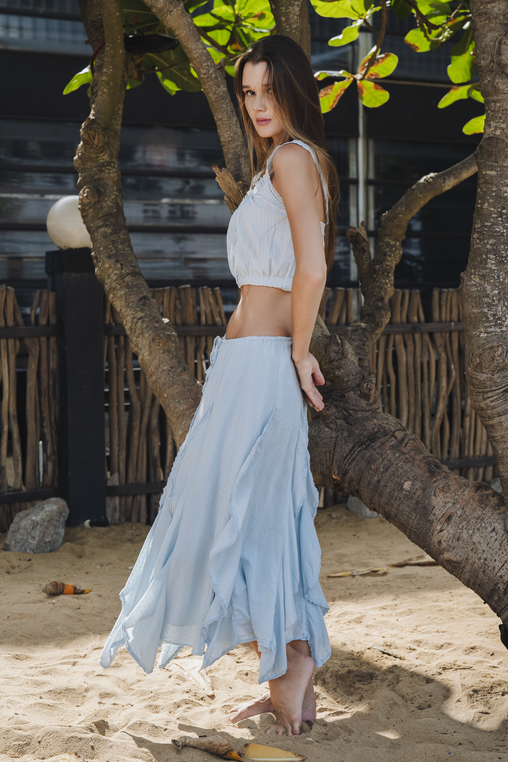 AMERICAN EAGLE Flowy Midi Skirt