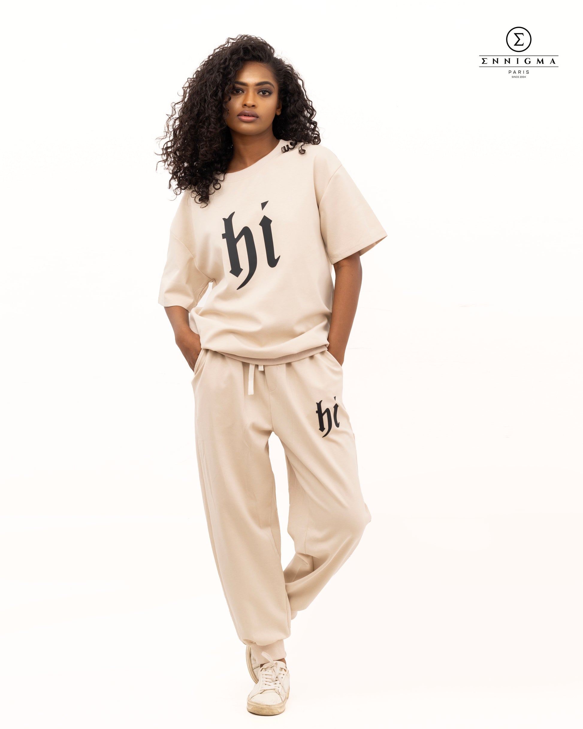 “hi” Oversized Loungewear Set
