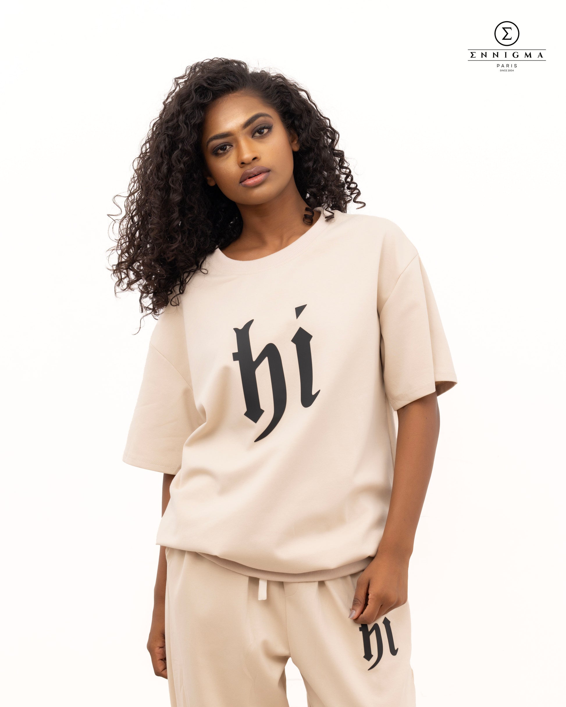 “hi” Oversized Loungewear Set