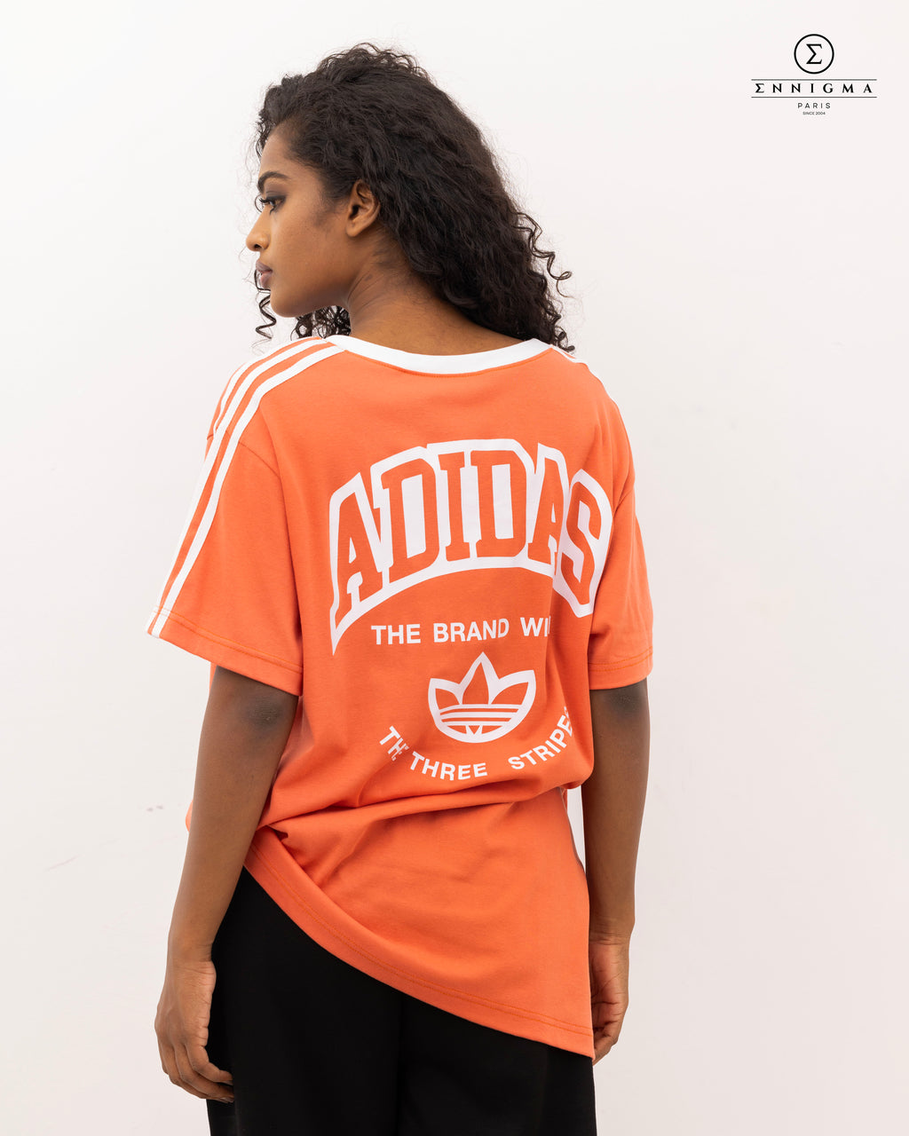 Adidas Tee with White Collar