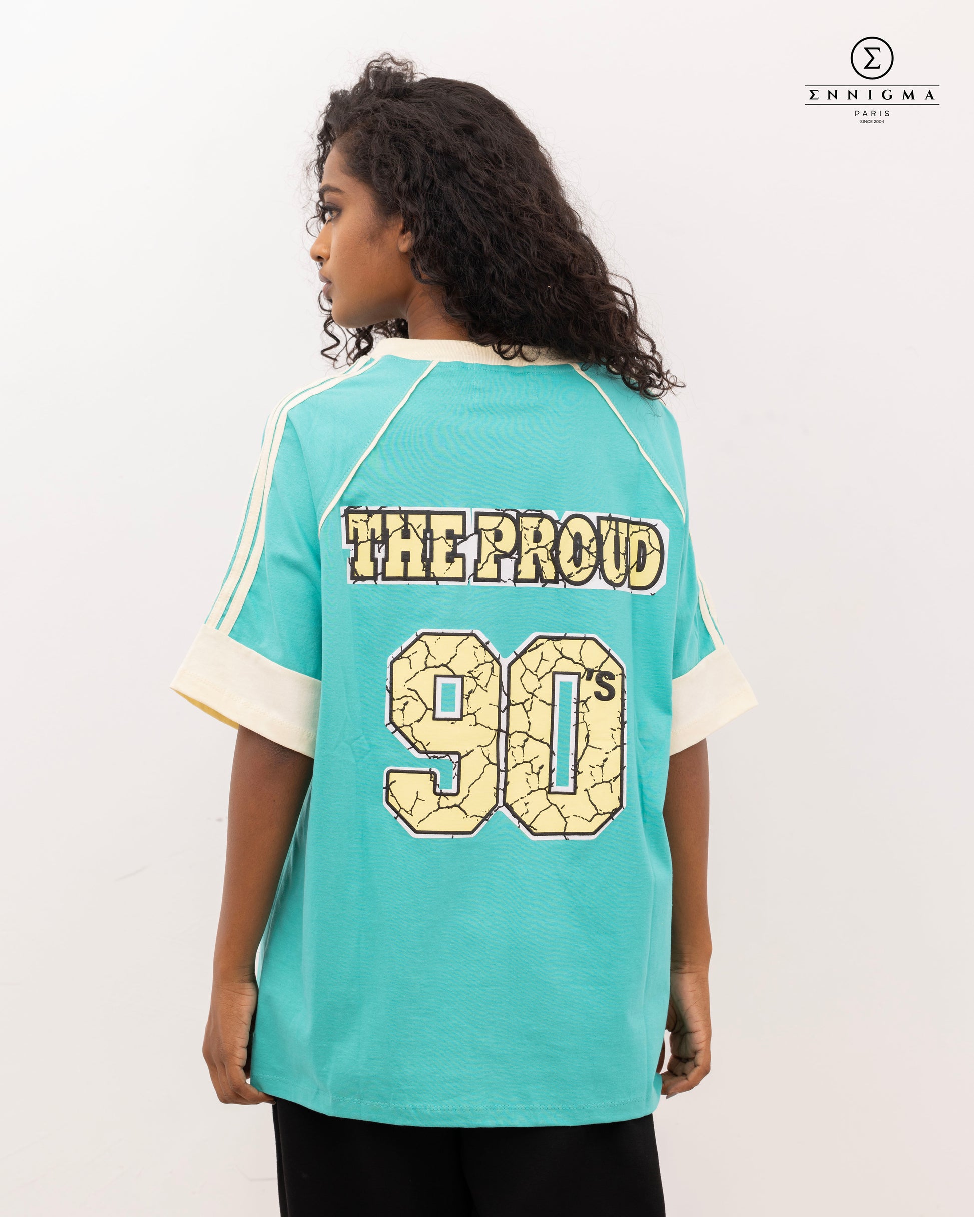 Turquoise "The Proud 90's" Graphic Tee