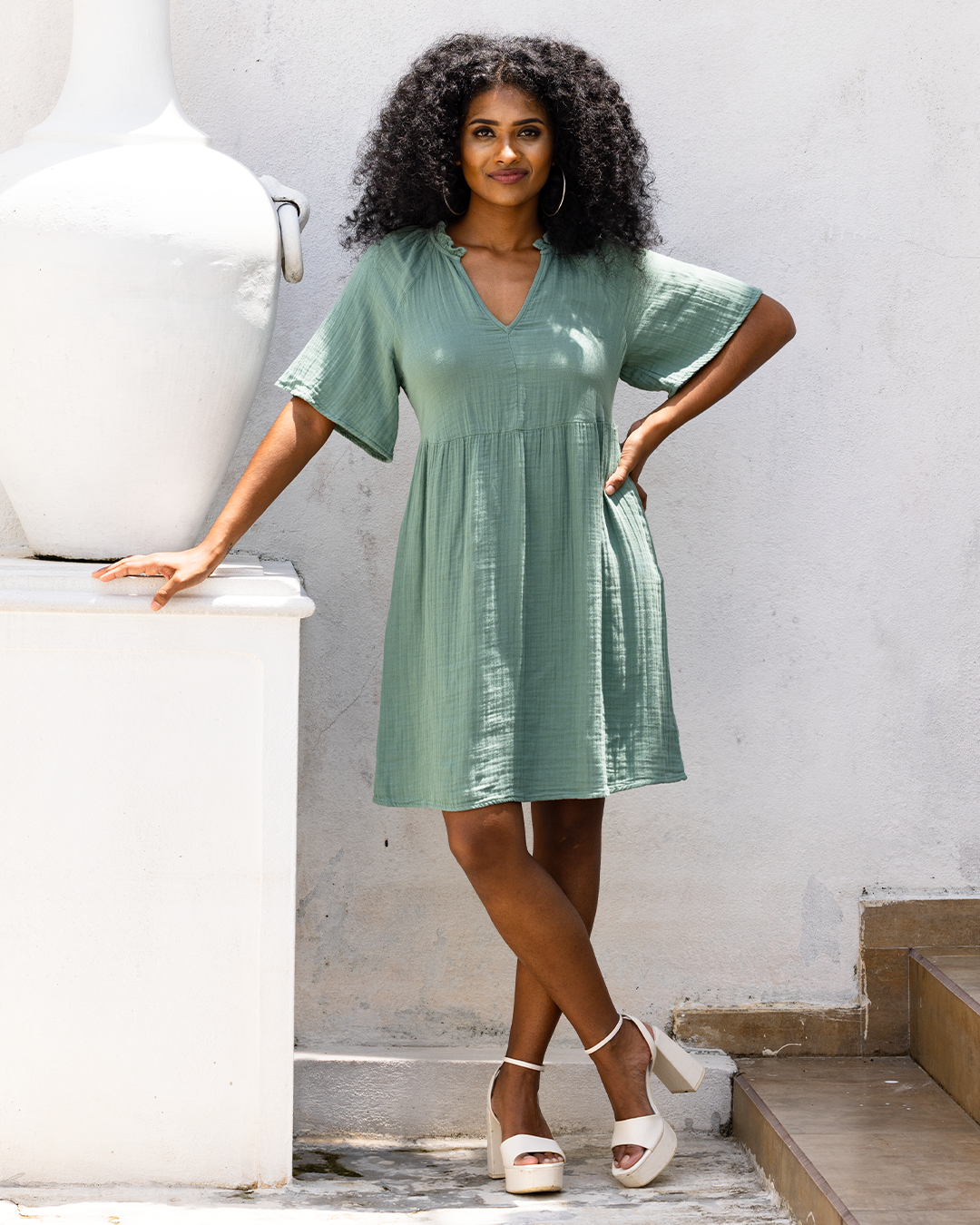 Old Navy Soft Green Dress