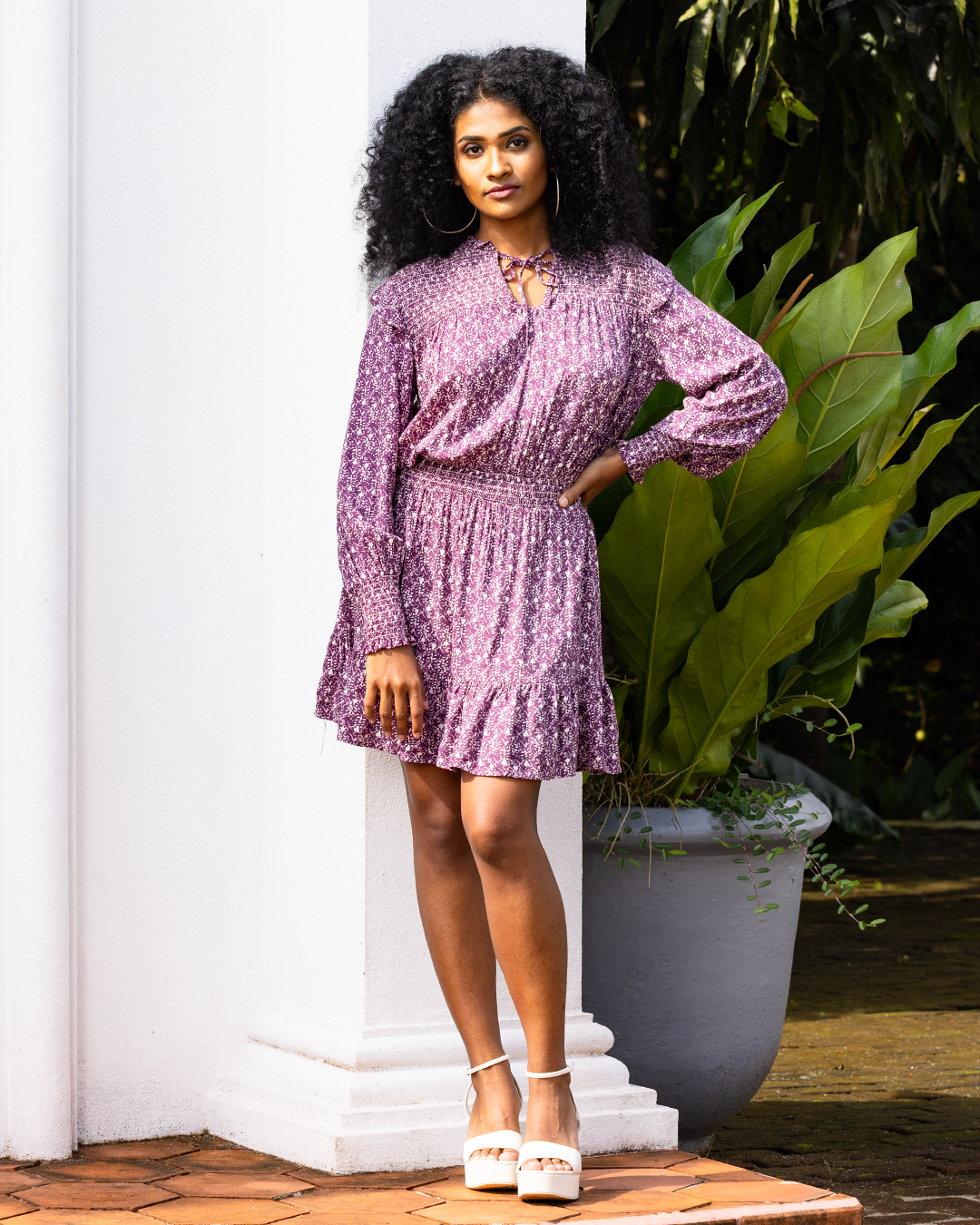 Mango Lilac Whisper Dress