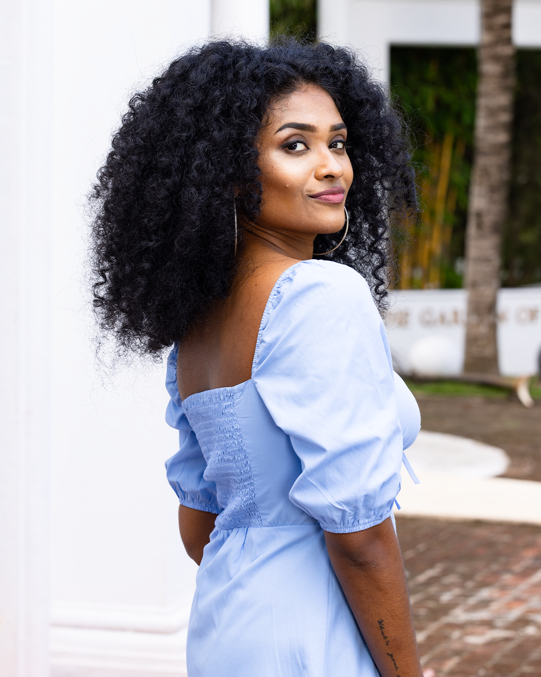 Calliope Whisper Blue Mini Dress