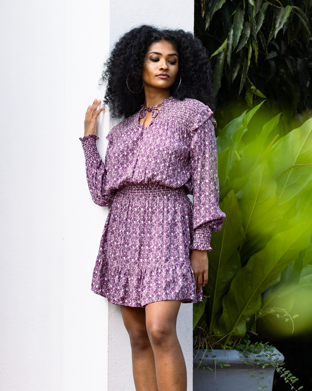Mango Lilac Whisper Dress