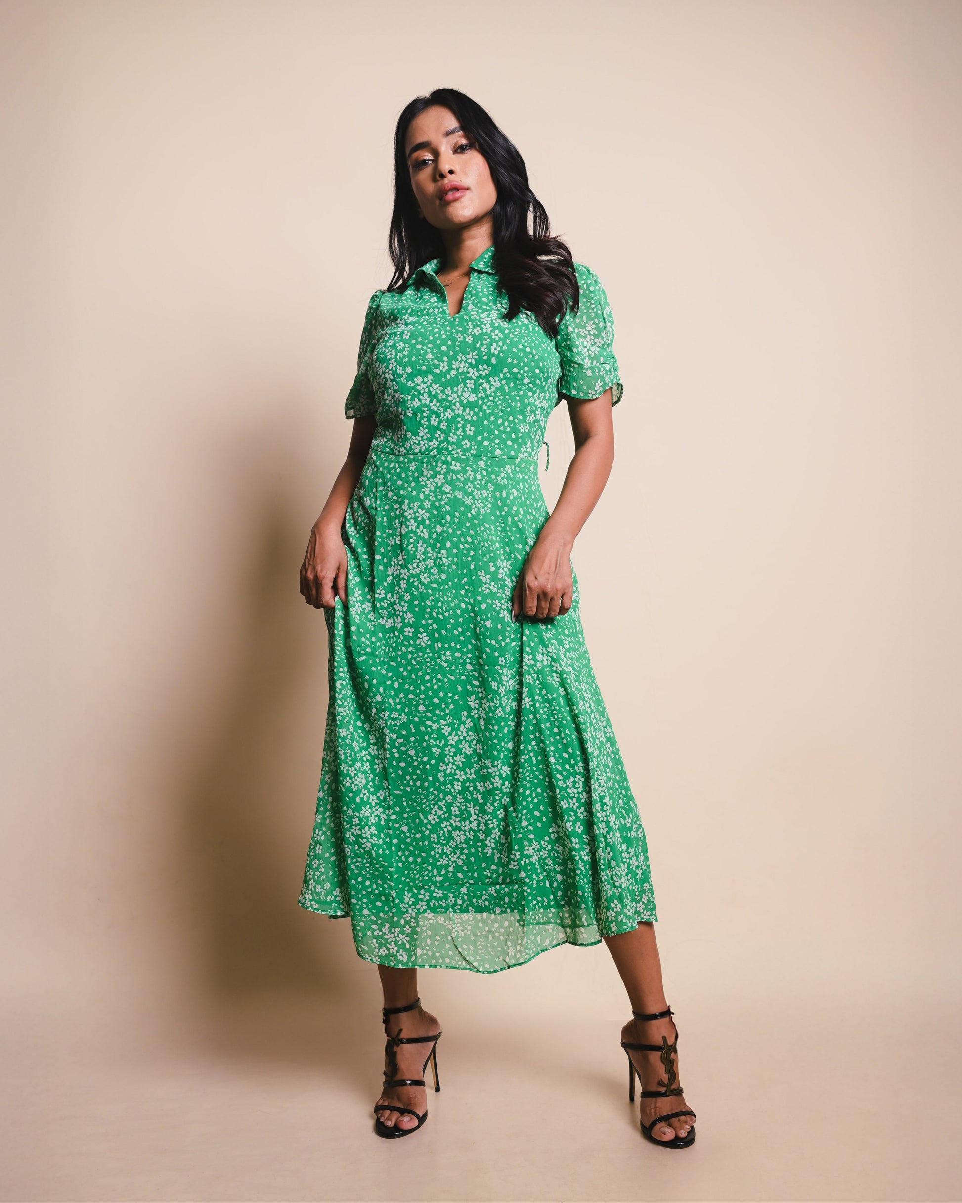 DKNY Green Dress