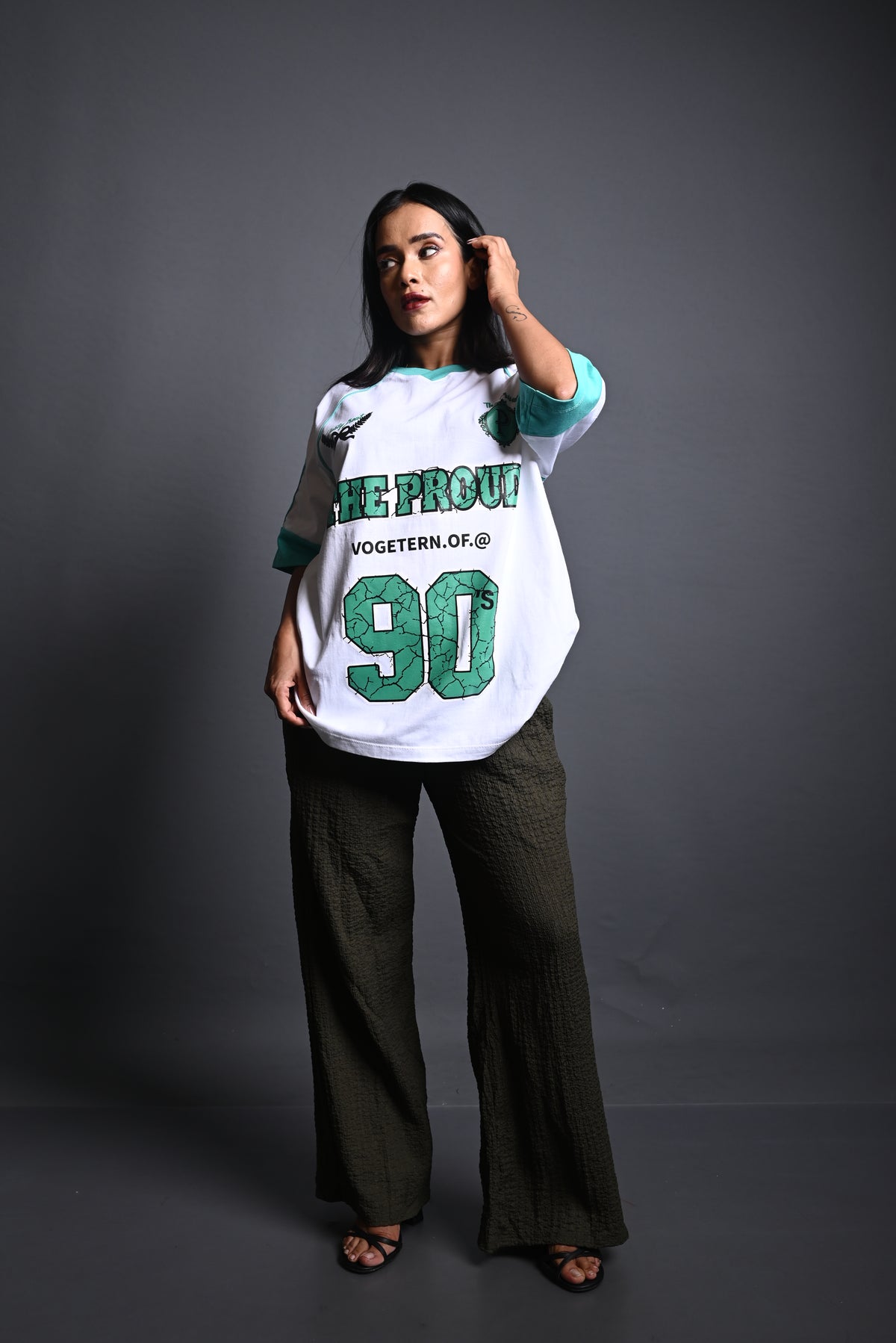 THE PROUD 90s” Varsity Graphic Tee