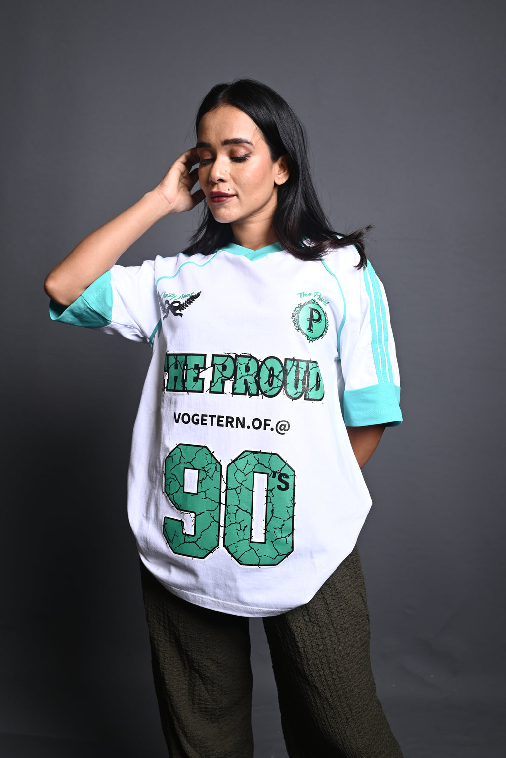 THE PROUD 90s” Varsity Graphic Tee