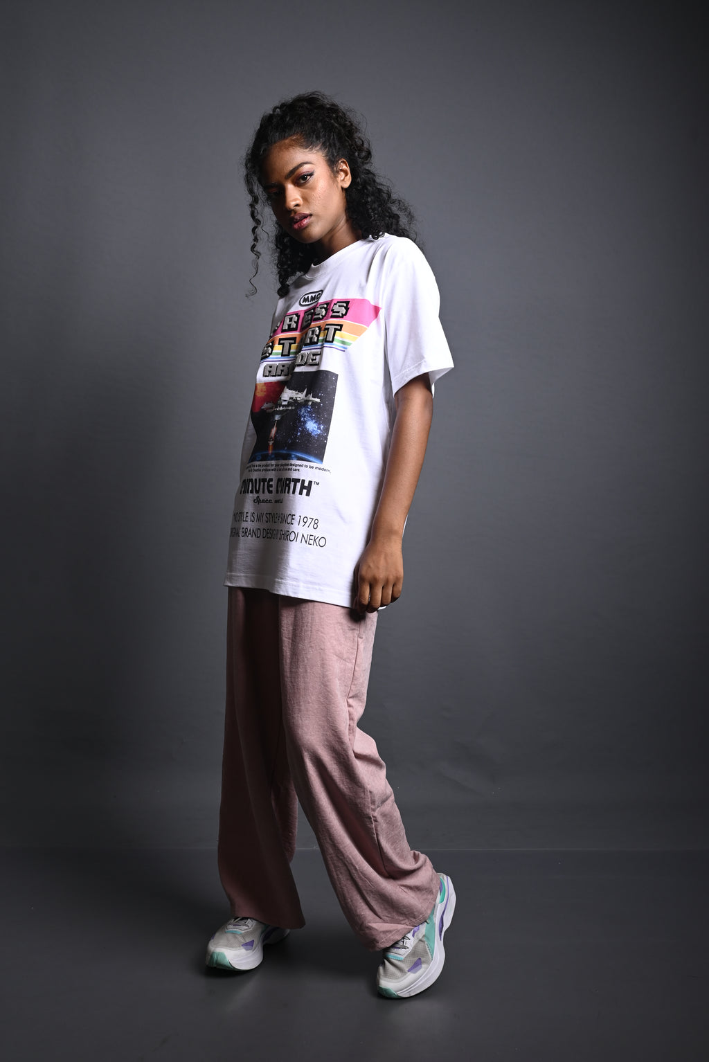 “Press Start Arcade” Graphic Tee – MMC x Shiroi Neko