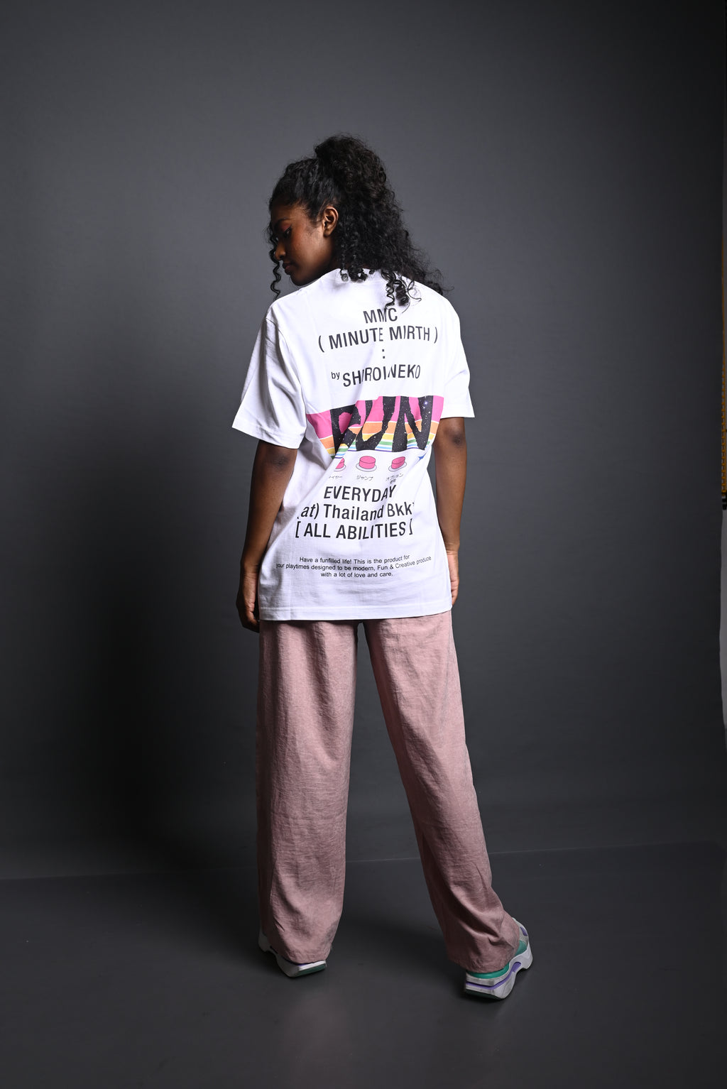 “Press Start Arcade” Graphic Tee – MMC x Shiroi Neko