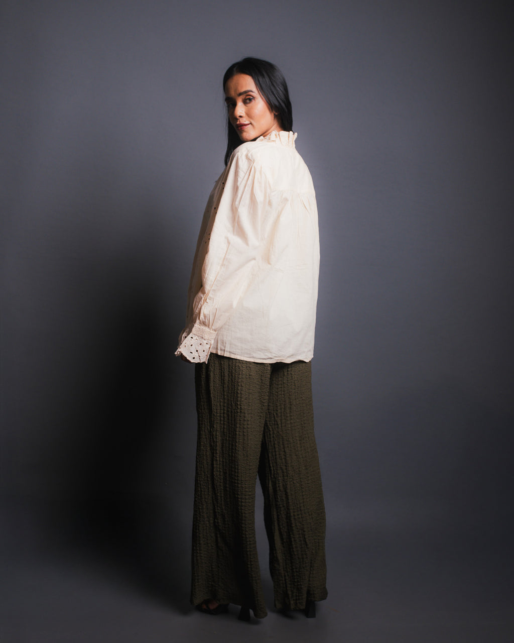 Frill Cut Blouse