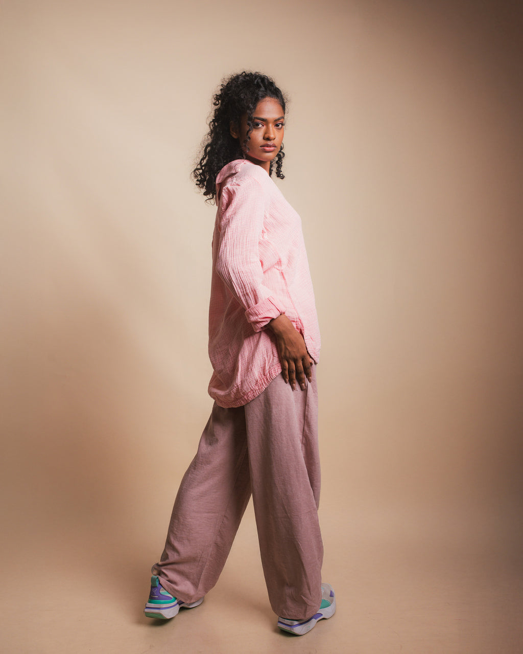 Pink Oversized Shirt