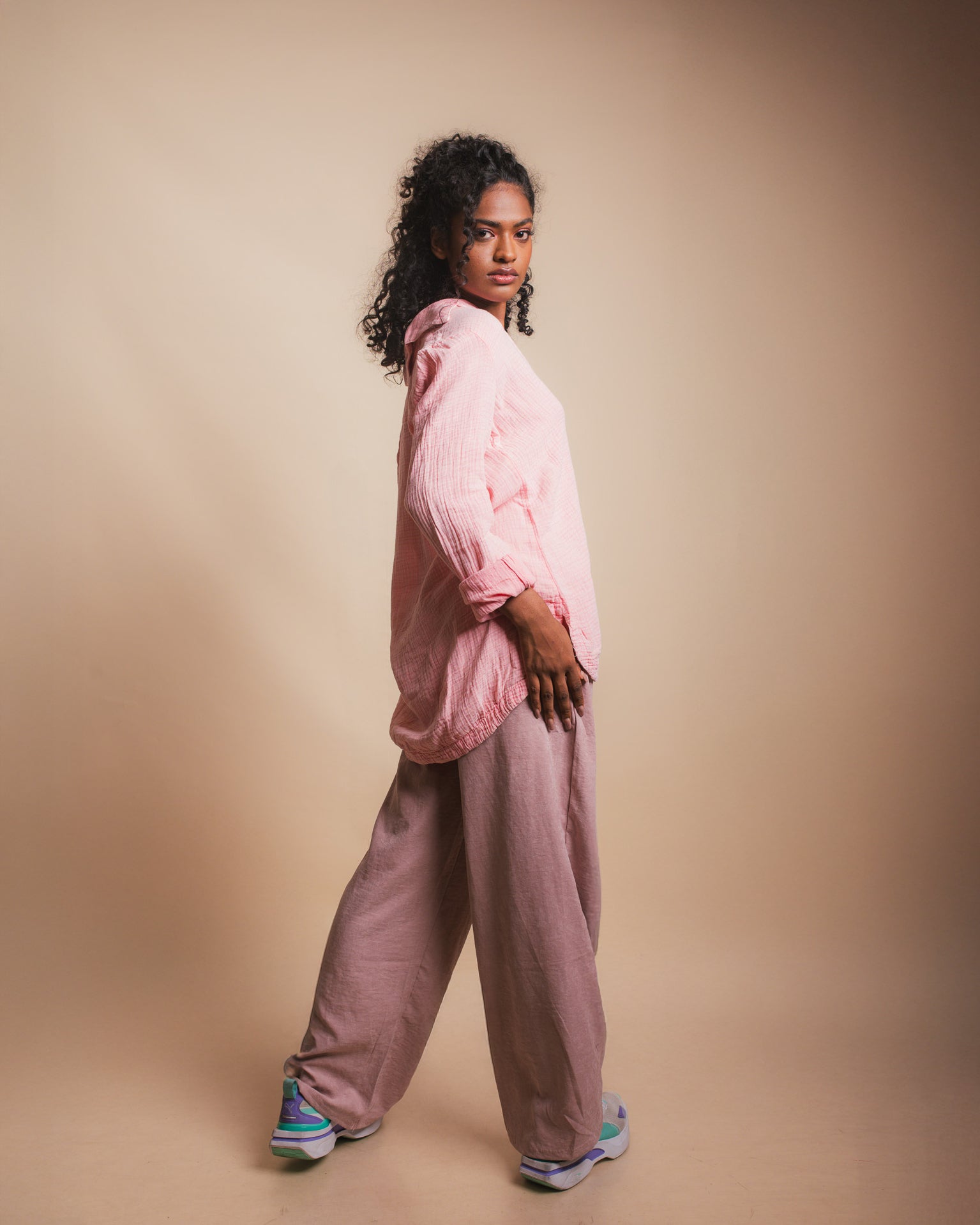 Pink Oversized Shirt